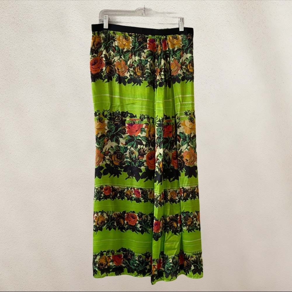 L'AUTRE CHOSE  maxi floral skirt  floral design